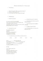 English worksheet: Girls Just Wanna Have Fun 