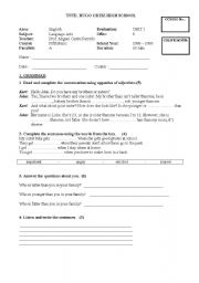 English Worksheet: COMPARATIVES