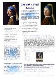 English Worksheet: Girl with a Pearl Earring