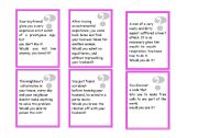 English Worksheet: Scruples Game