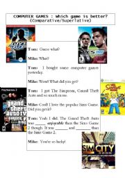 Which game is better? (Comparative/Superlative)