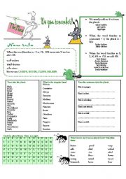 English Worksheet: THE PLURAL