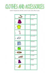 Clothes and accessories  - For beginners   