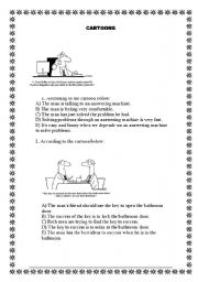 English Worksheet: Cartoons