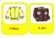 English Worksheet: clothes flashcards 5 / 18