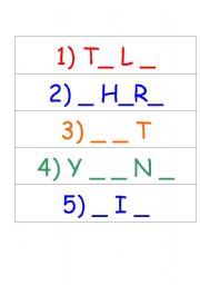 English worksheet: ADJECTIVES