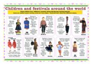 English Worksheet: Children around the world 1