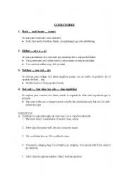 English worksheet: linkers