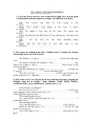 English Worksheet: Too / Enough 