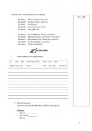 English worksheet: Verb to be