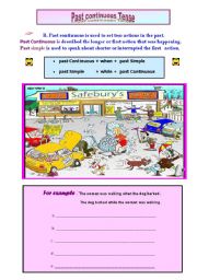 English Worksheet: Past Continuous Tense