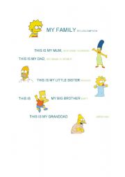 MY FAMILY BY LISA SIMPSON