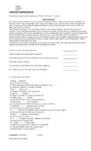 English worksheet: Practical Task