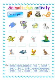  Animals-fun activity