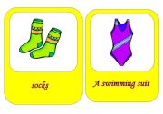 English worksheet: clothes flashcards 9/18