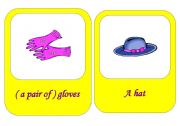 English Worksheet: clothes flashcards 11 / 18