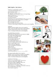 English Worksheet: Jack Johnson - Better Together