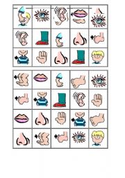 English Worksheet: Bingo Body 8