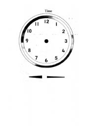 English worksheet: Time