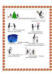 English worksheet: Chistmas