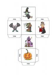 English Worksheet: HALLOWEEN DICE 2/2 !!!!!!!!!!!!!!