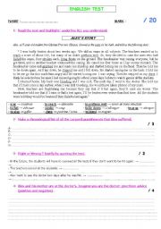 English Worksheet: reading comprehension (corporal punishment)