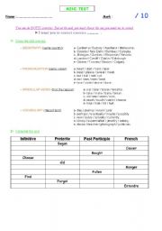 English Worksheet: mini test