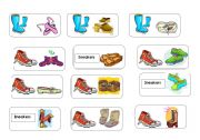 English Worksheet: Shoes Domino ( 2 of 4 )