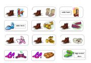 English Worksheet: Shoes Domino ( 3 of 4 )