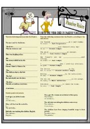 English Worksheet: PASSIVE VOICE