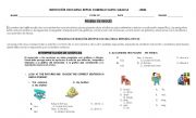 English Worksheet: evaluacin de recuperacin