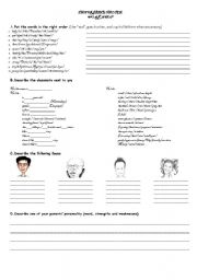 English Worksheet: Describing workshop