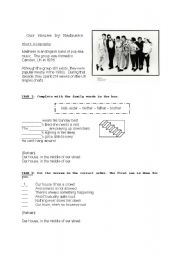 English Worksheet: Our house by Madness - listening activity