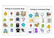 Clothing & Accessories Bingo Games ( 3 of 12 )