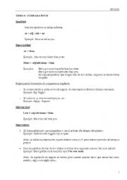 English Worksheet: Comparative and superlative forms