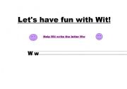 English Worksheet: The letter W