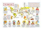 English Worksheet: Staple food around the world