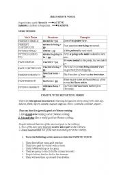 English Worksheet: Passive voice with exercises