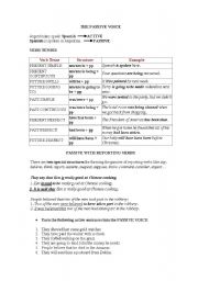 English Worksheet: Passive voice with exercises