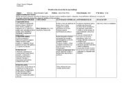 English Worksheet: lesson plan 