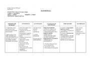 English worksheet: lesson plan