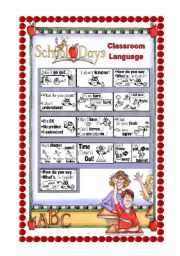 Classroom Language Poster