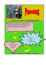 English worksheet: Reading Pandas