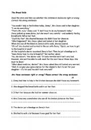 English Worksheet: the bread knife