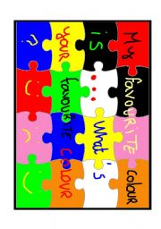 English Worksheet: puzzle