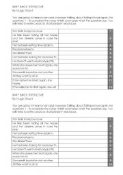 English Worksheet: Song: Way back into Love by Huge Grant