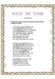 In the Nick of Time (Song)
