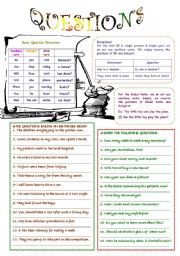 English Worksheet: Questions (1)