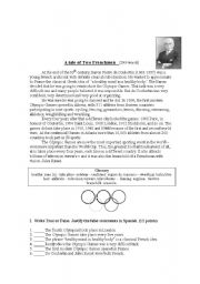 English Worksheet: reading comprehension