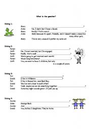 English worksheet: Basic verb tenses (asking questions)